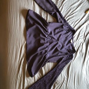 Size small navy blue CC blouse